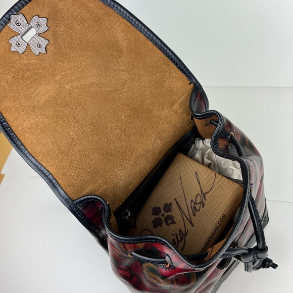 Patricia Nash Rustic Mums Collection Seluci Backpack - Picture 9 of 9